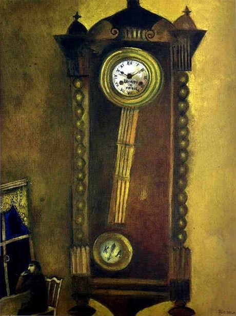 L’Horloge contemporaine de Marc Chagall Peintures à l'huile